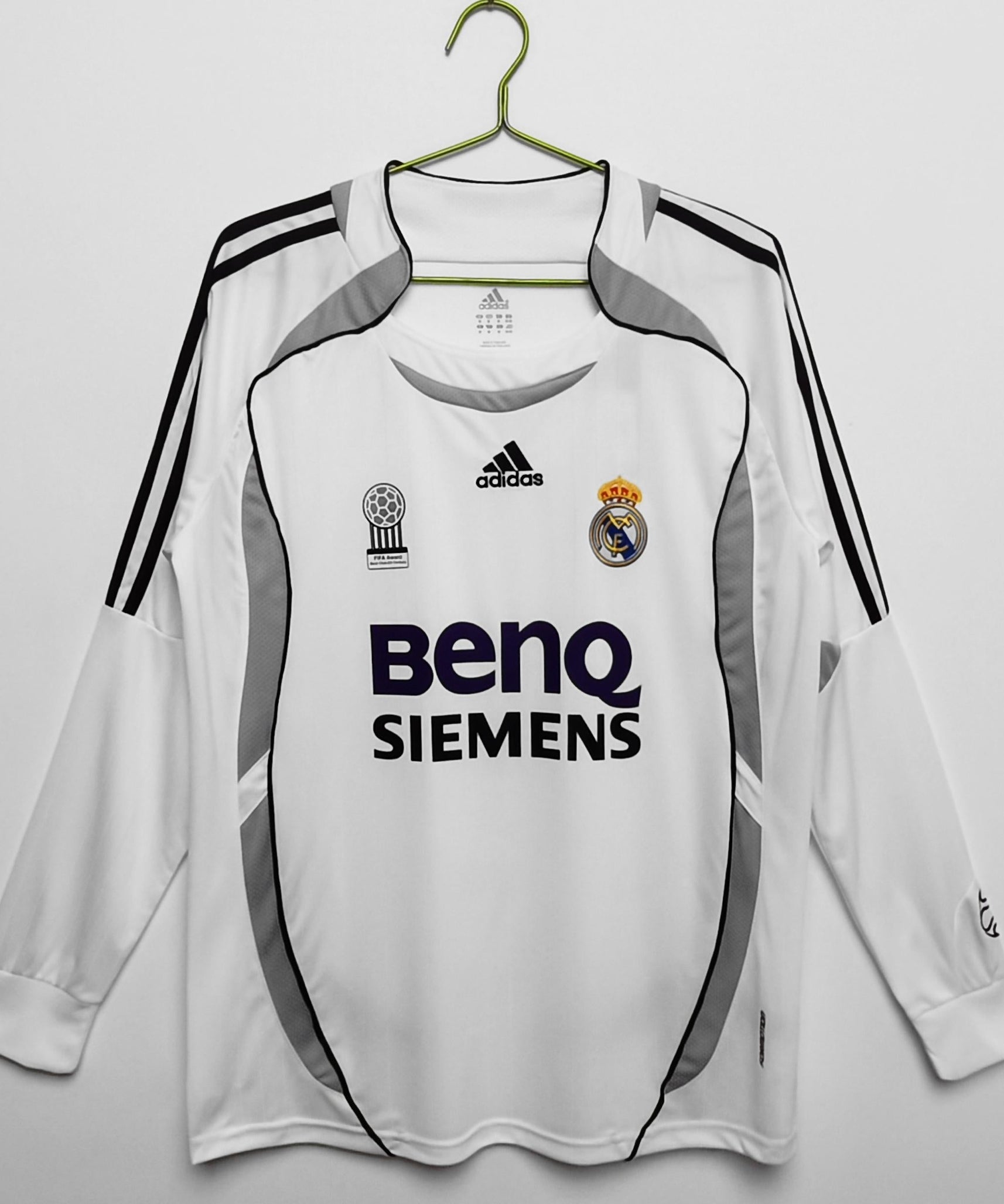 Real Madrid 2006-2007 Long Sleeve Home Kit