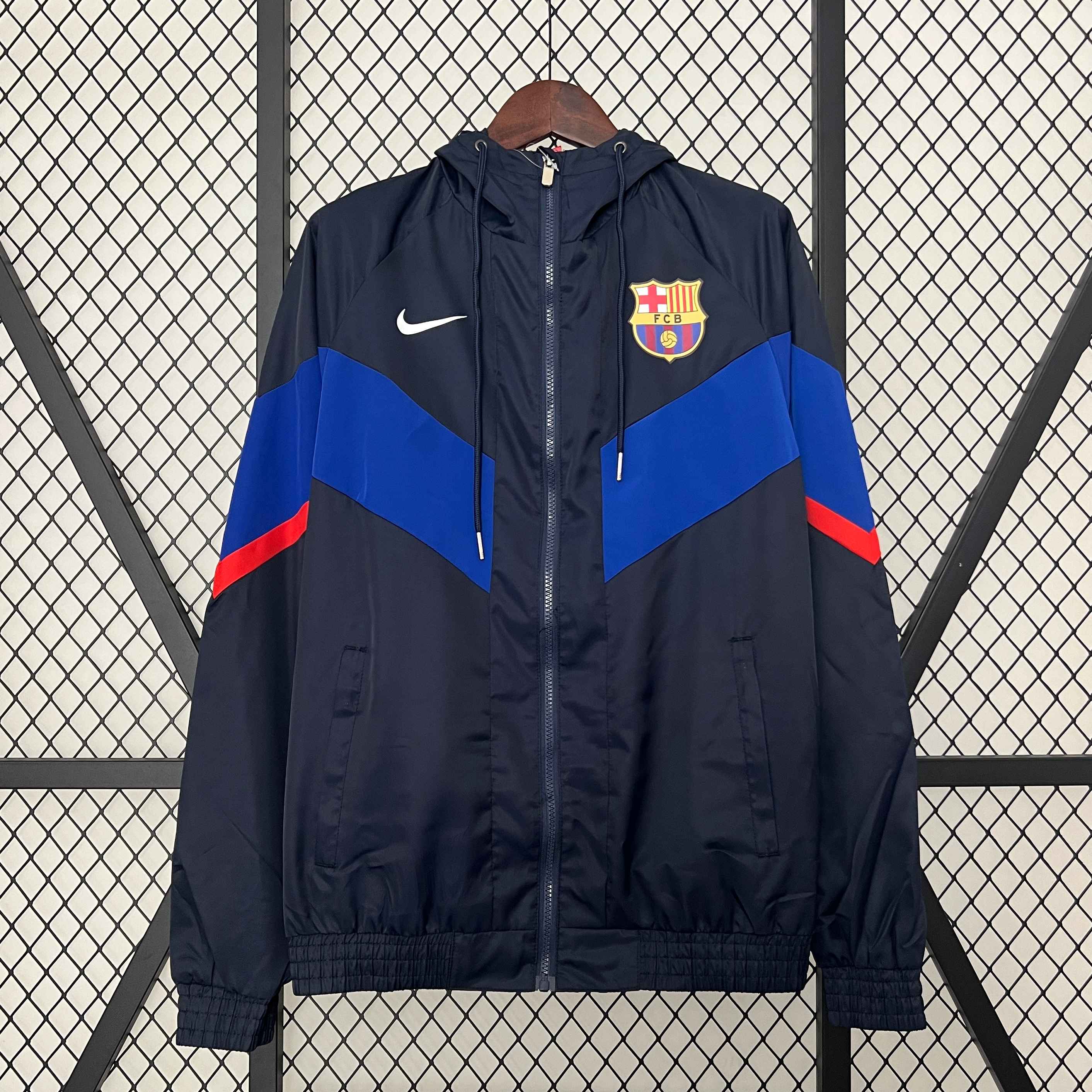 Fc Barcelona 24-25 Dark blue windbreaker