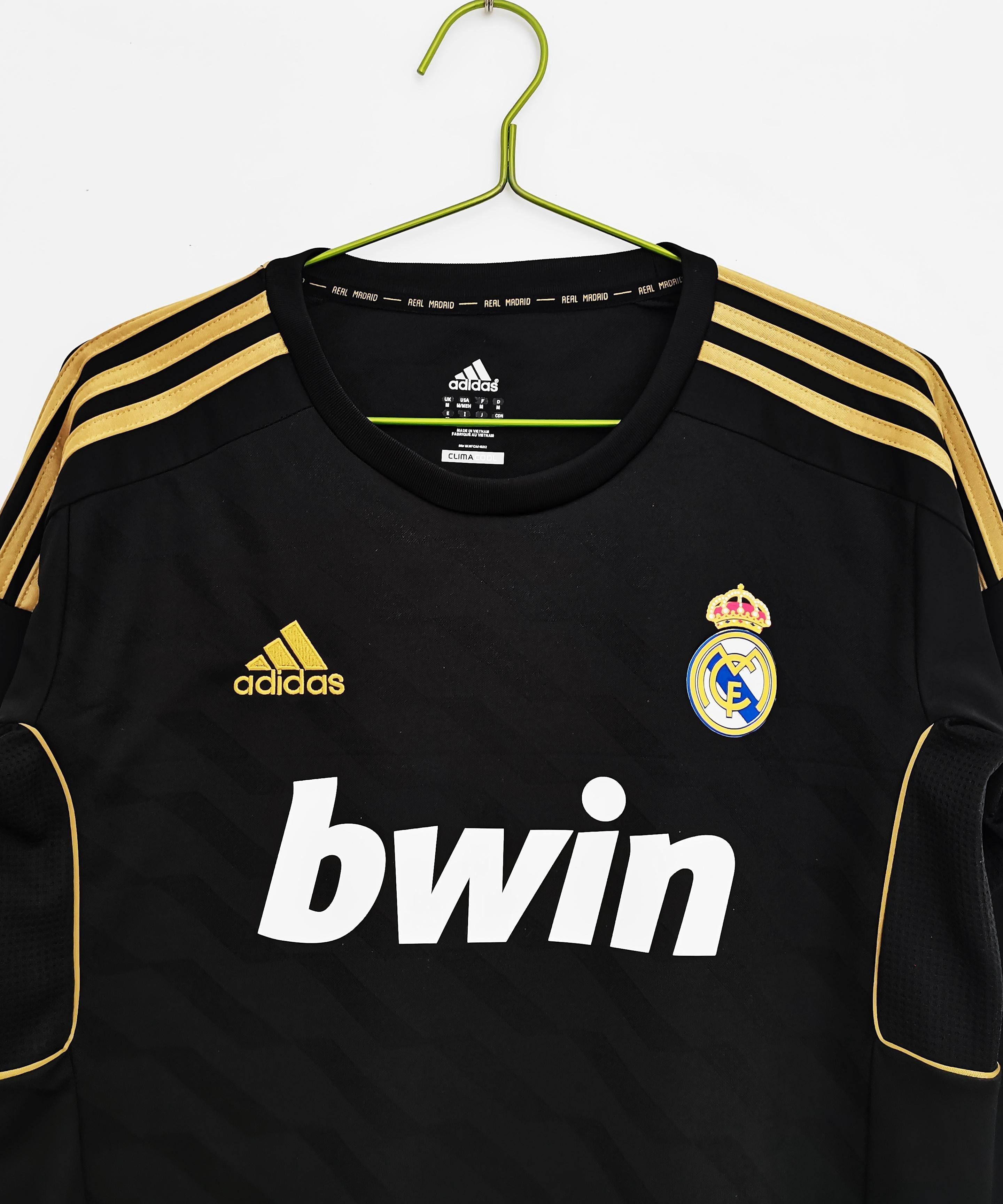Real Madrid 2012-2013 Long Sleeve Away Kit Retro