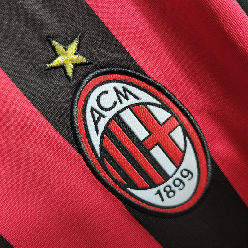 Ac Milan 2009-10 Home Retro Long Sleeve