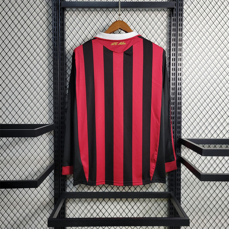 Ac Milan 2009-10 Home Retro Long Sleeve