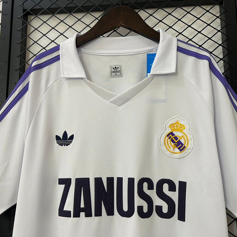 Real Madrid 84-85 Home Retro Jersey