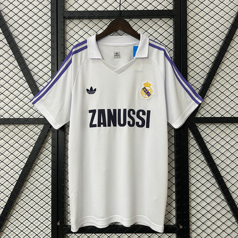 Real Madrid 84-85 Home Retro Jersey