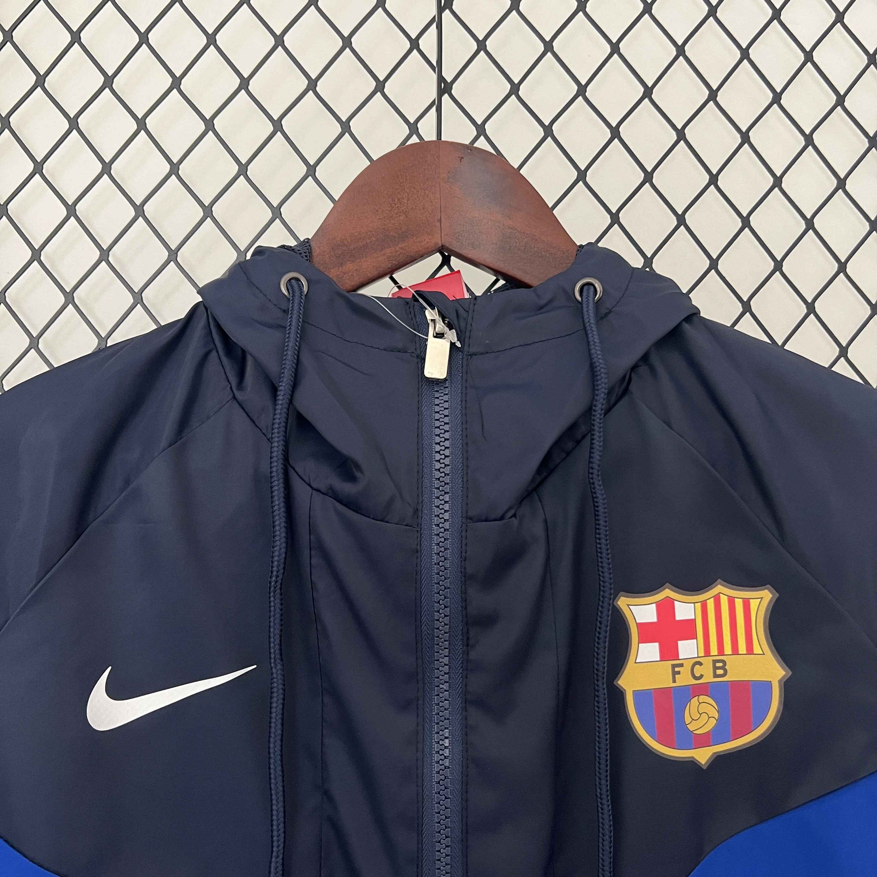 Fc Barcelona 24-25 Dark blue windbreaker