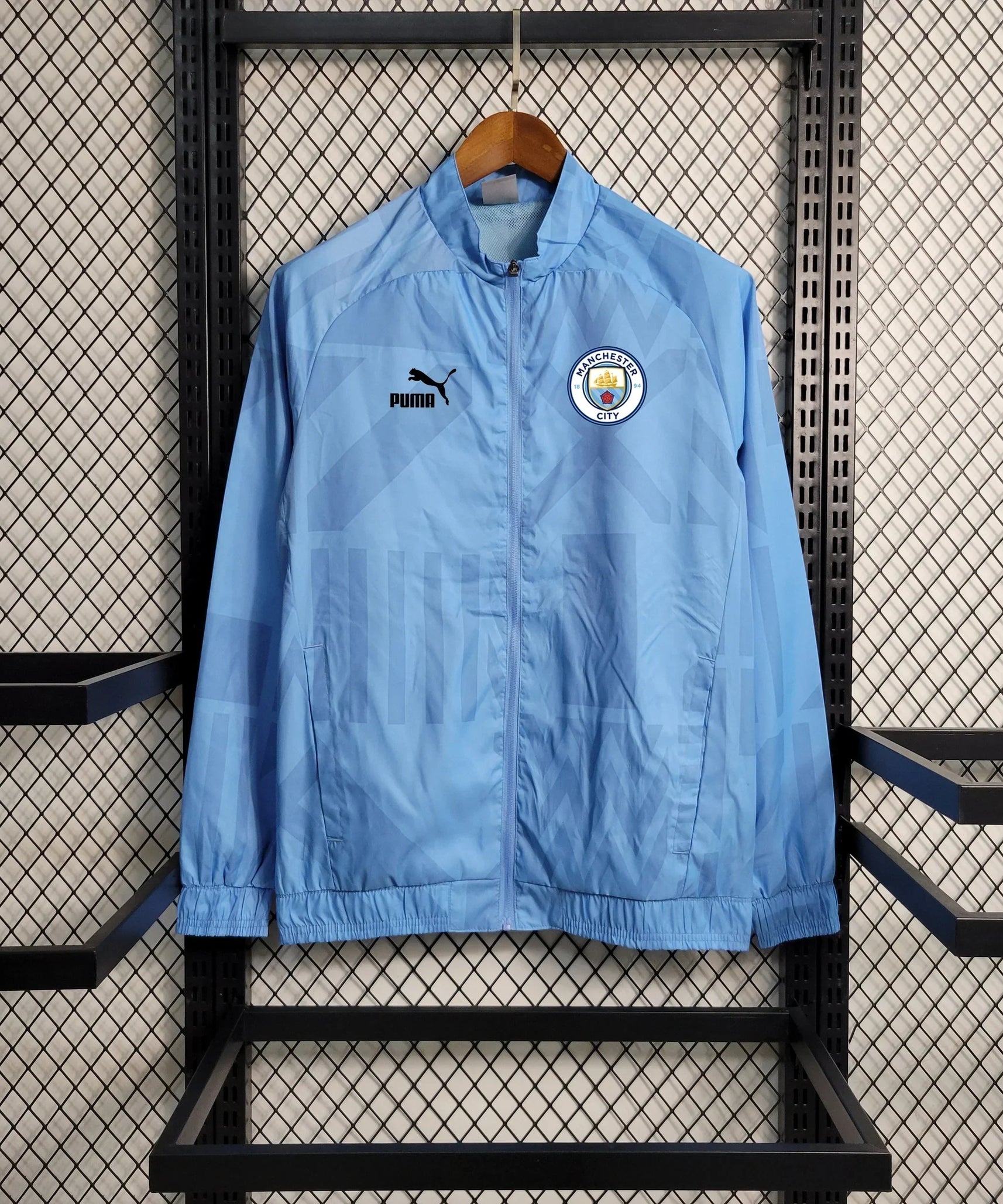 Manchester City Windbreaker Jacket 23/24 - Blue