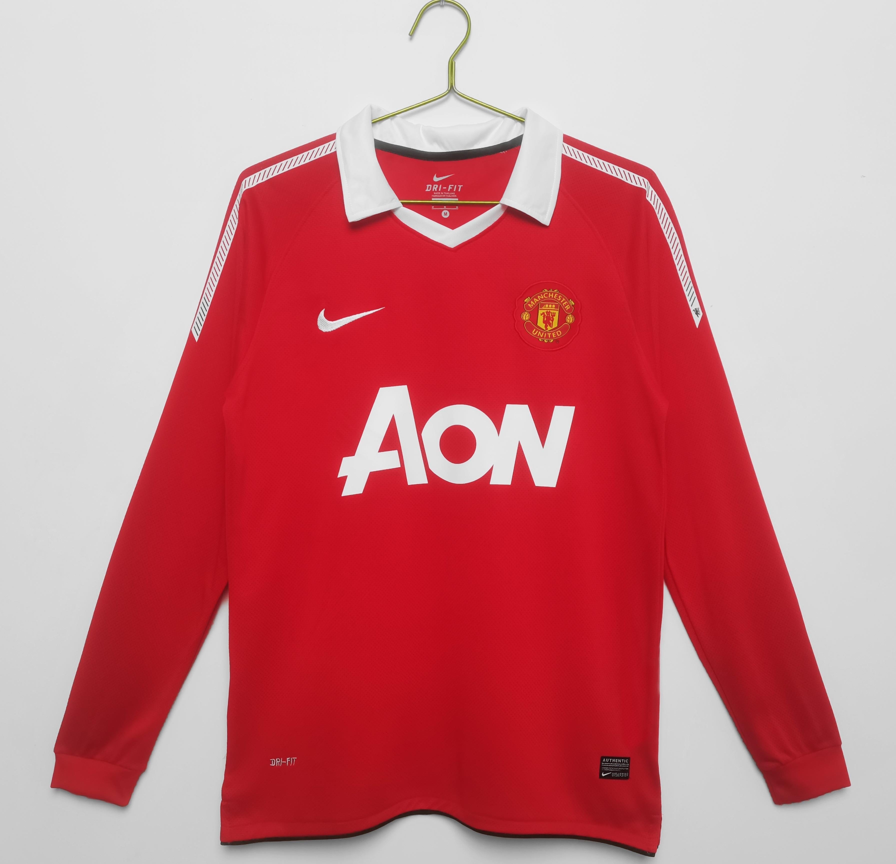 Manchester United 2010-2011 Home Kit Long Sleeve