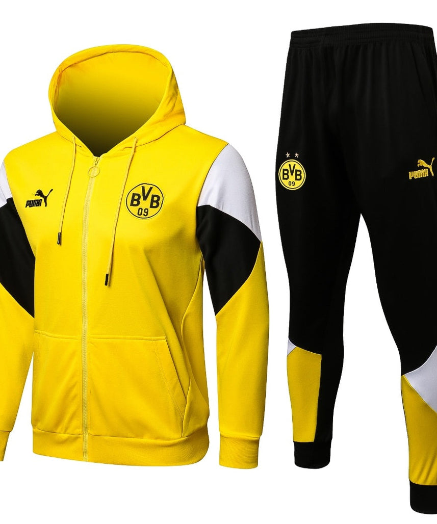 Borussia Dortmund Black and Yellow Tracksuit