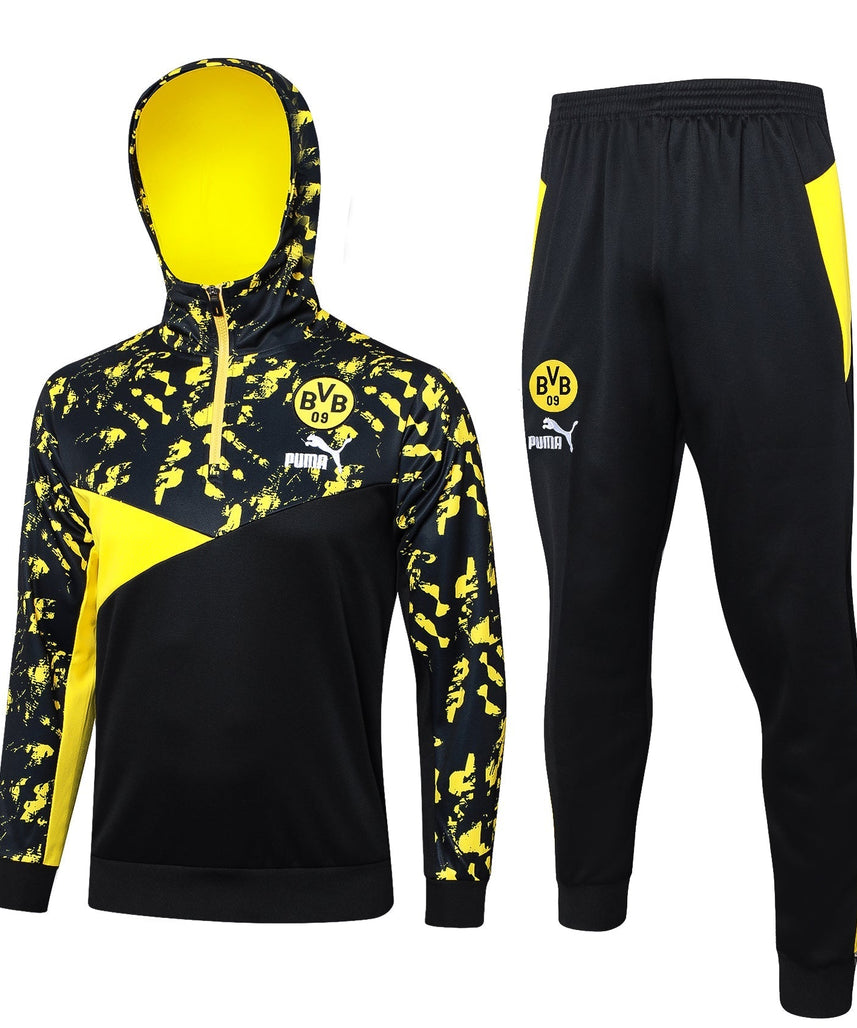 Borussia Dortmund Black and Yellow Tracksuit II