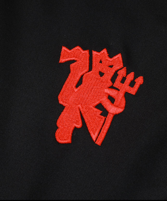 Manchester United Black and Red Tracksuit II