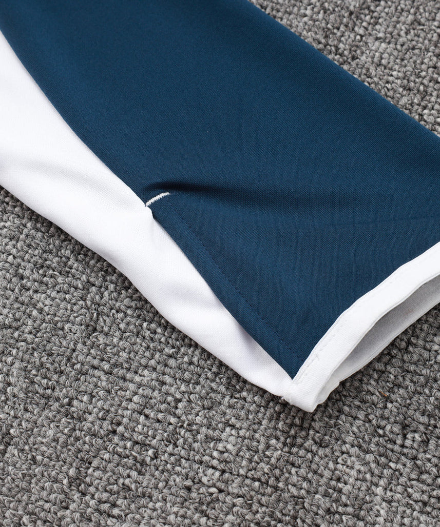 Real Madrid Dark Blue and White Tracksuit