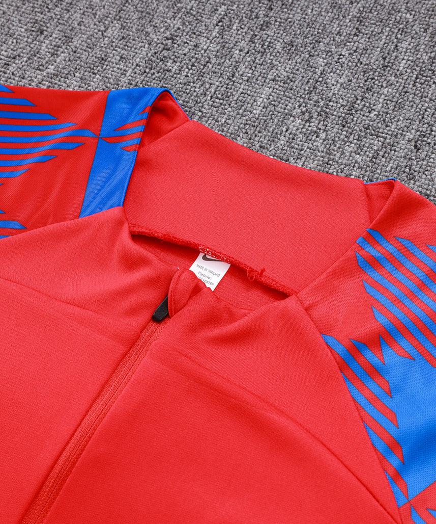FC Barcelona Dark Blue and Red Tracksuit