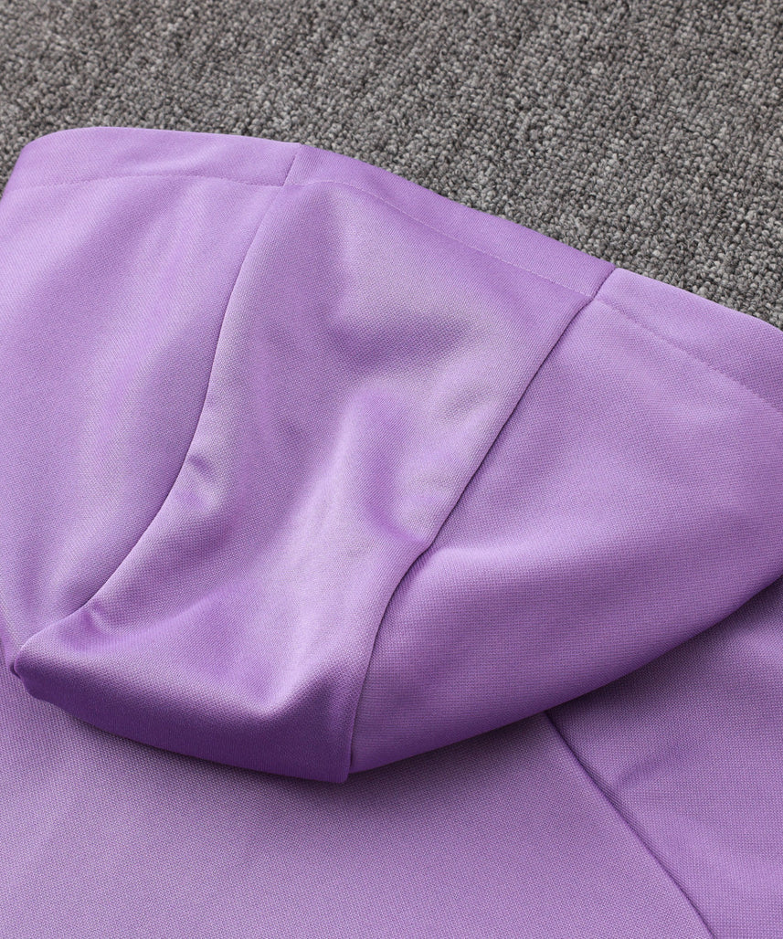 Real Madrid White and Violet Tracksuit