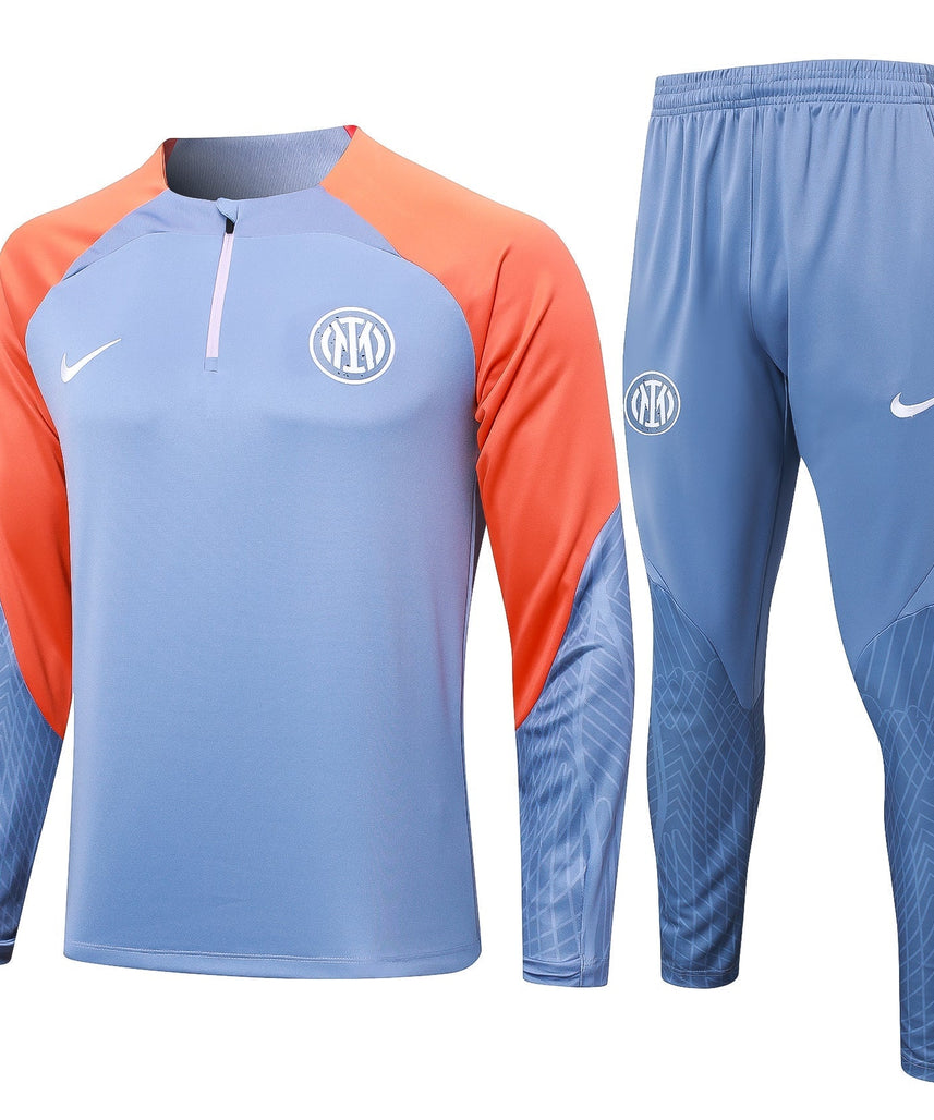 Inter Milan Light Blue and Orange Tracksuit