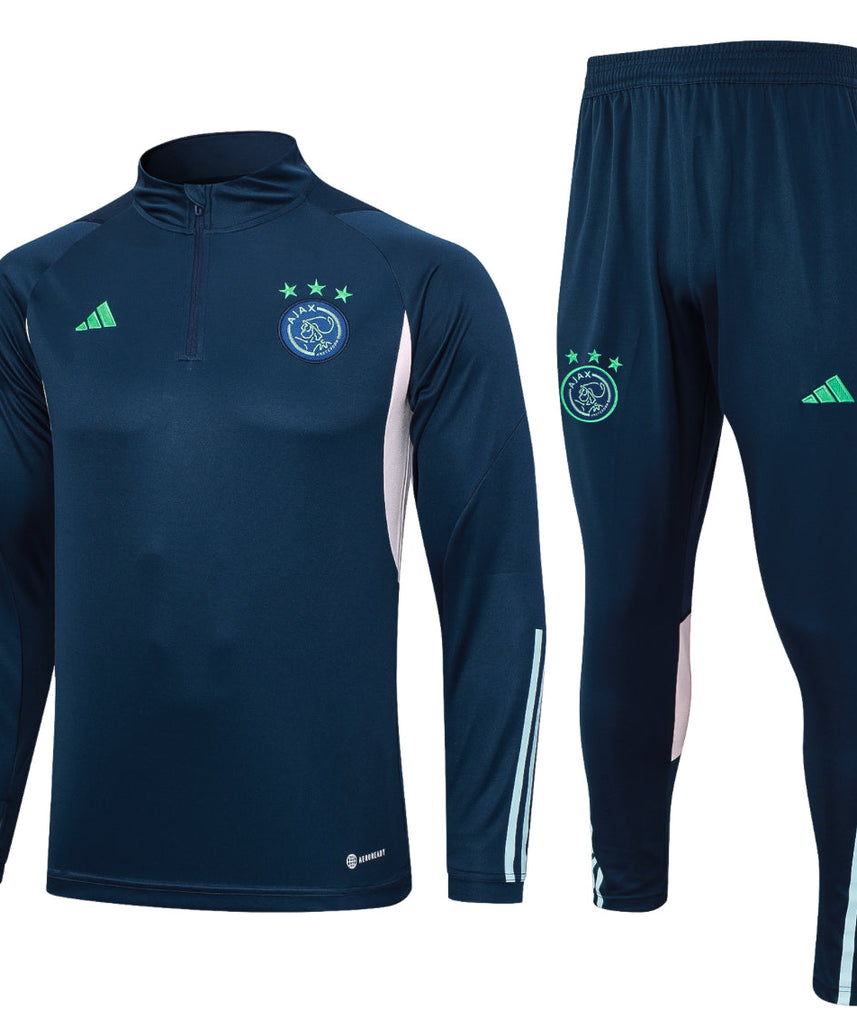 Ajax Dark Blue Tracksuit