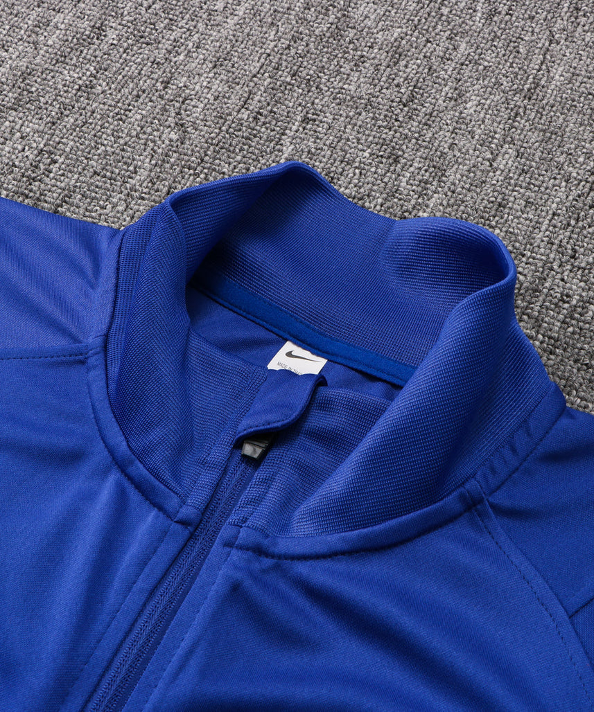 Atletico Madrid Dark Blue and Blue Tracksuit