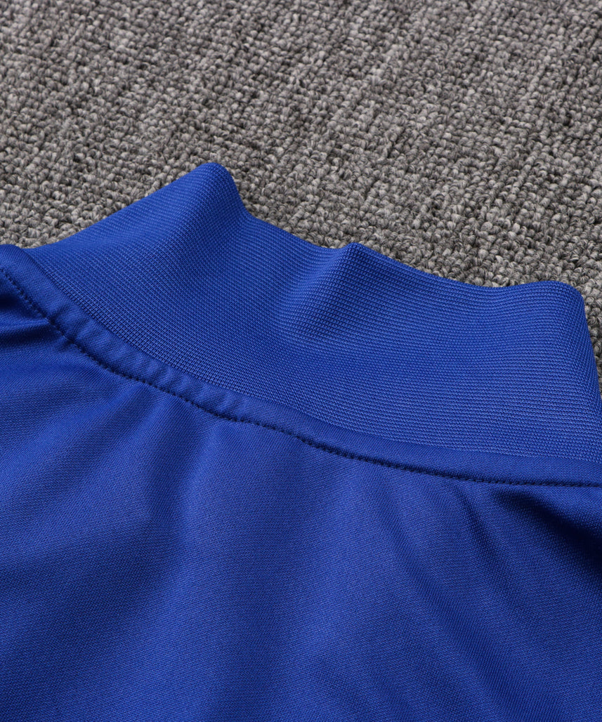 Atletico Madrid Dark Blue and Blue Tracksuit