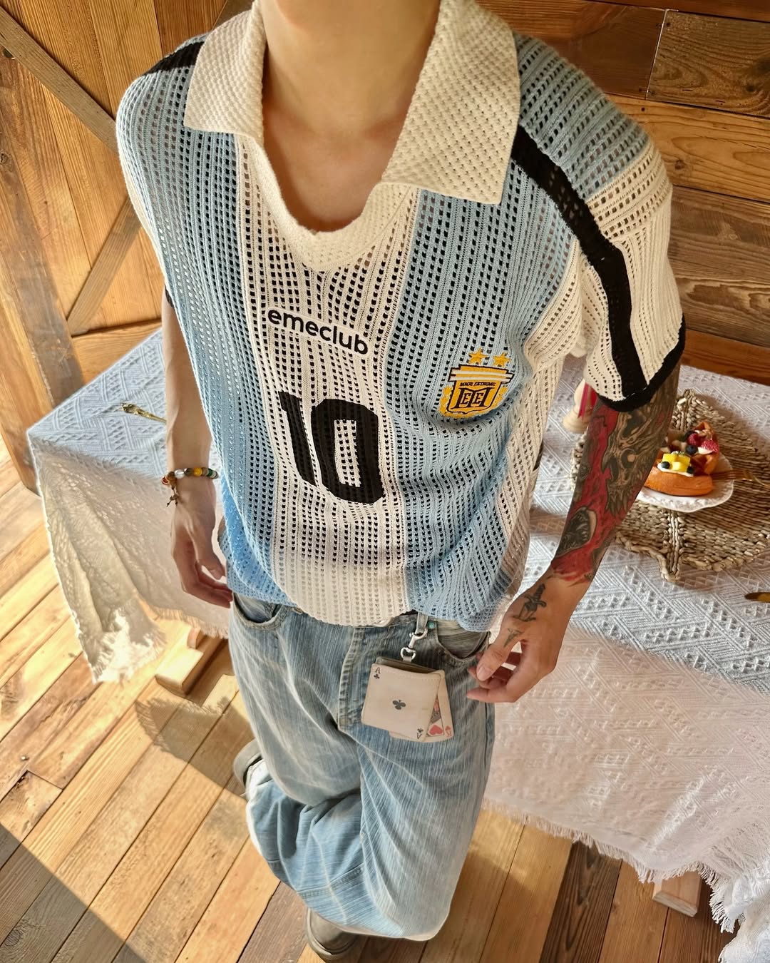 الأرجنتين حياكة جيرسي