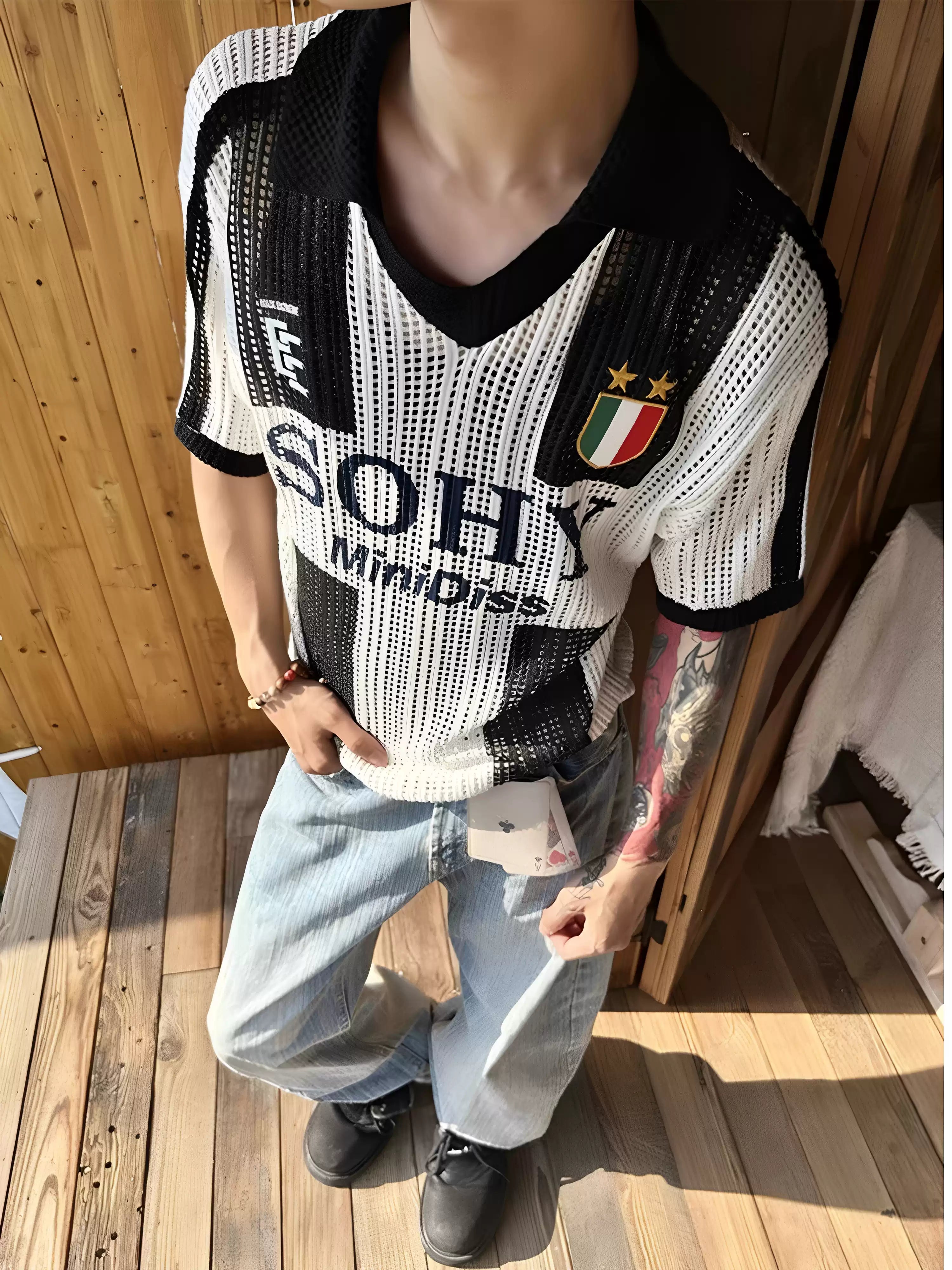 Juvetus knitting Jersey