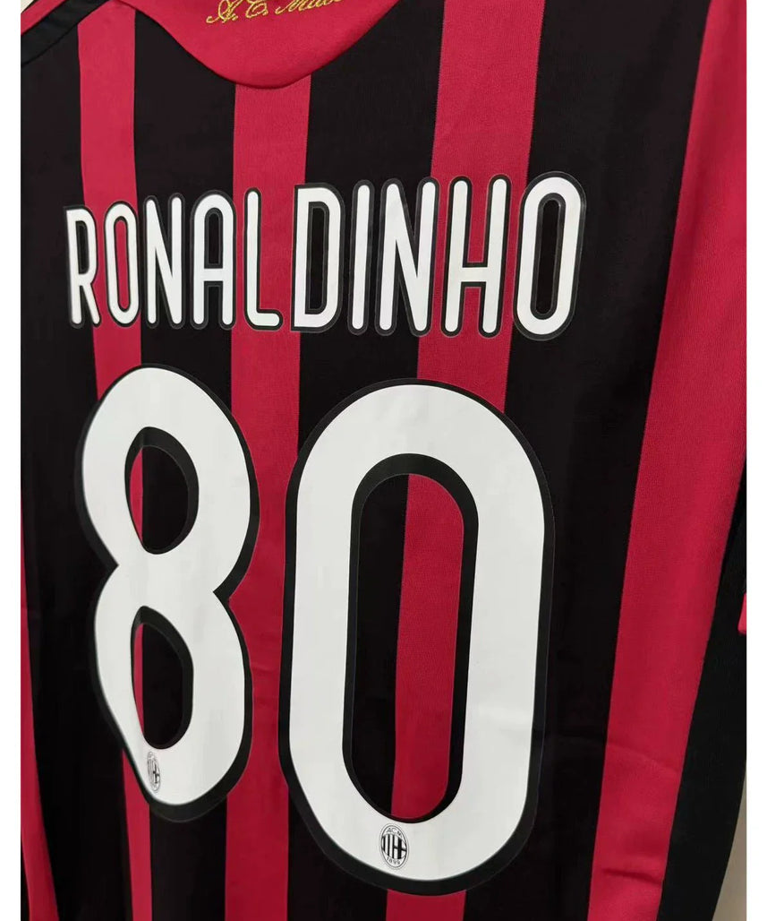 Ronaldinho Ac Milan 09-10 Football Signed Shirt