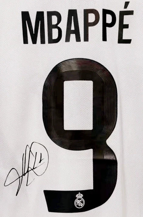 Mbappe Real Madrid 25-26 Signed Jersey