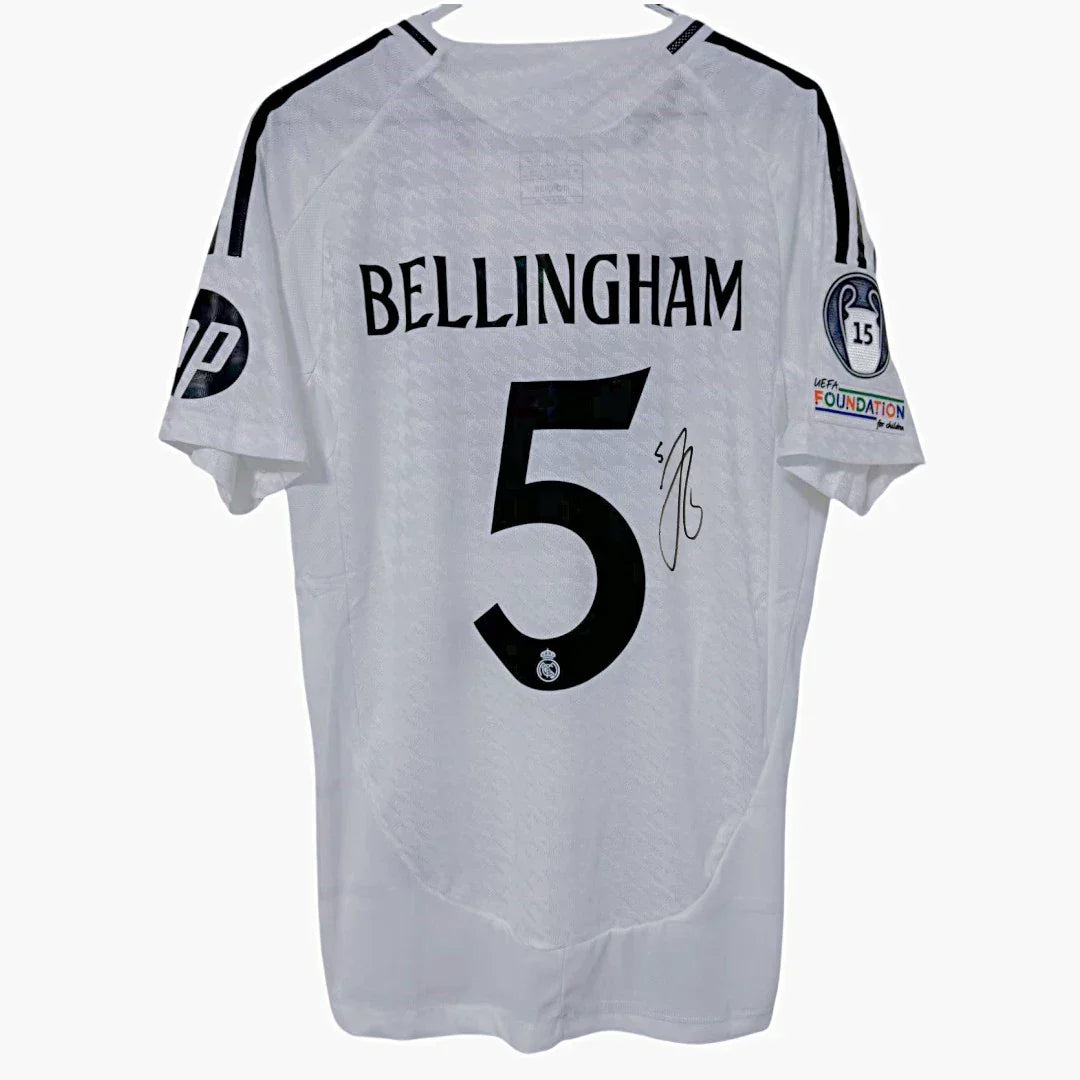 Bellingham Real Madrid 24-25 Signed Jersey