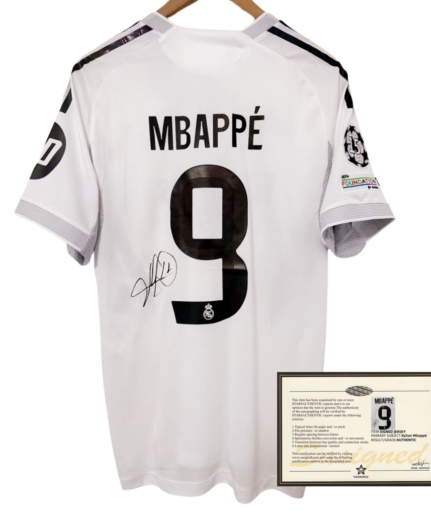 Mbappe Real Madrid 25-26 Signed Jersey
