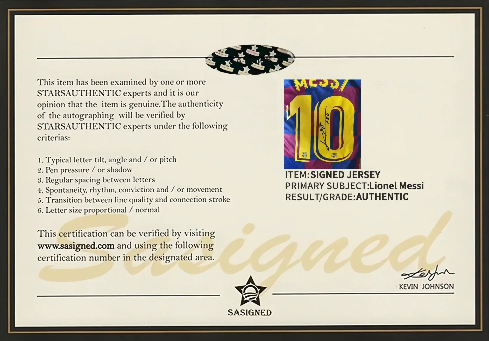 Messi FC Barcelona 19-20 Signed Jersey