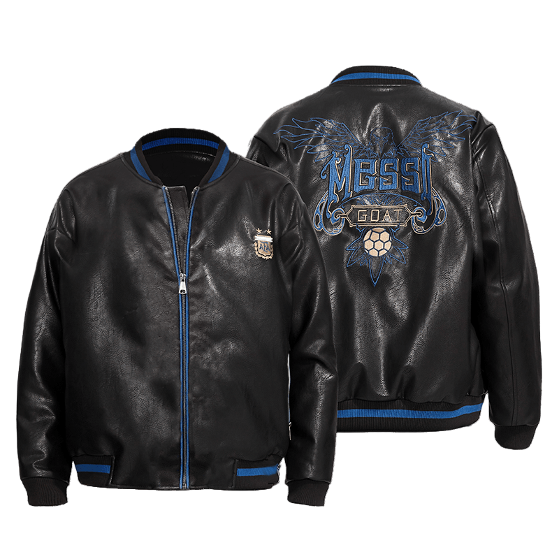 Argentina X Messi Leather Jacket