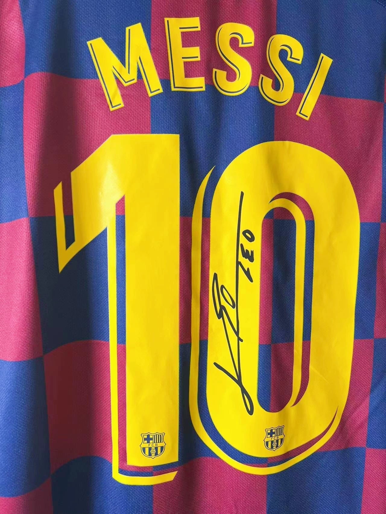 Messi FC Barcelona 19-20 Signed Jersey