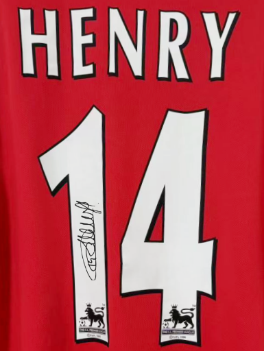 Henry Arsenal 02-03 Signed Jersey