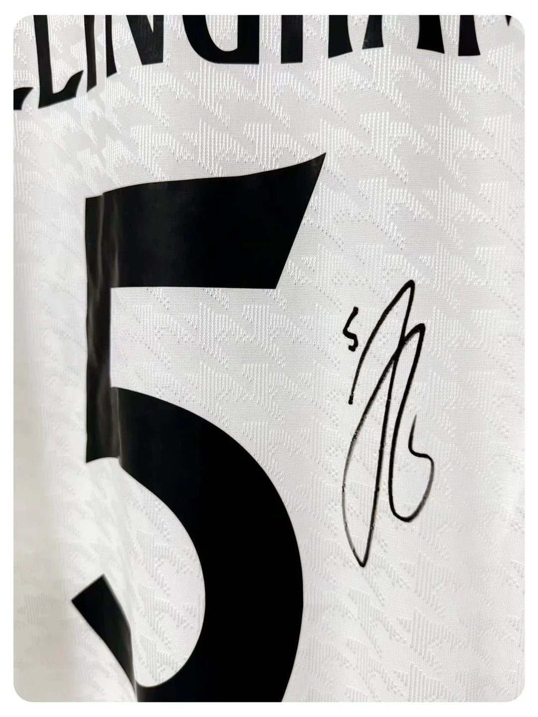 Bellingham Real Madrid 24-25 Signed Jersey