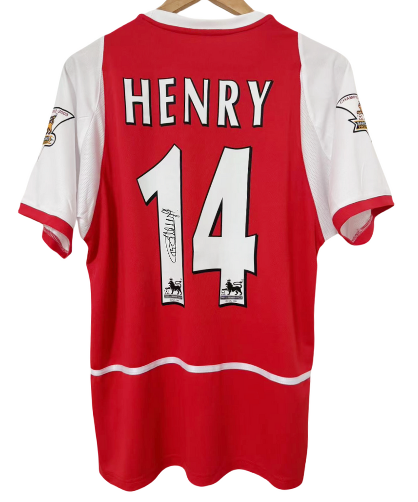 Henry Arsenal 02-03 Signed Jersey