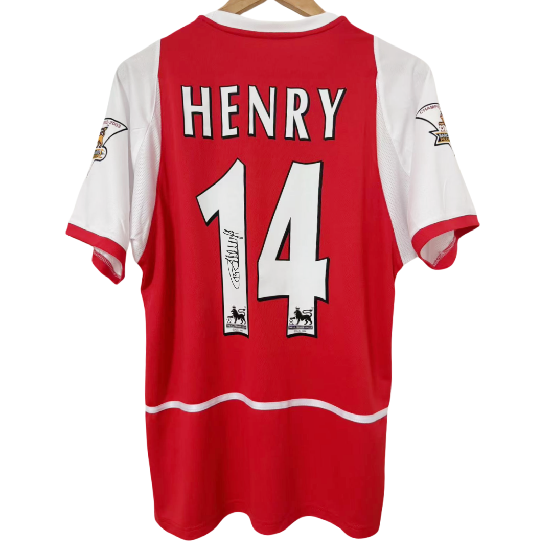 Henry Arsenal 02-03 Signed Jersey