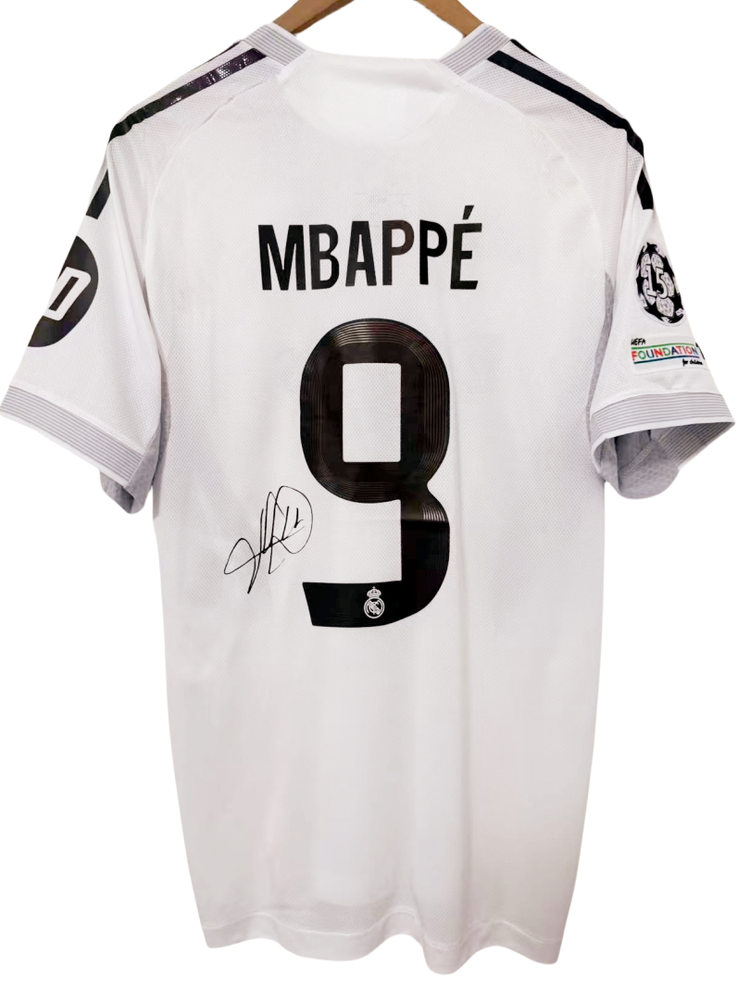 Mbappe Real Madrid 25-26 Signed Jersey