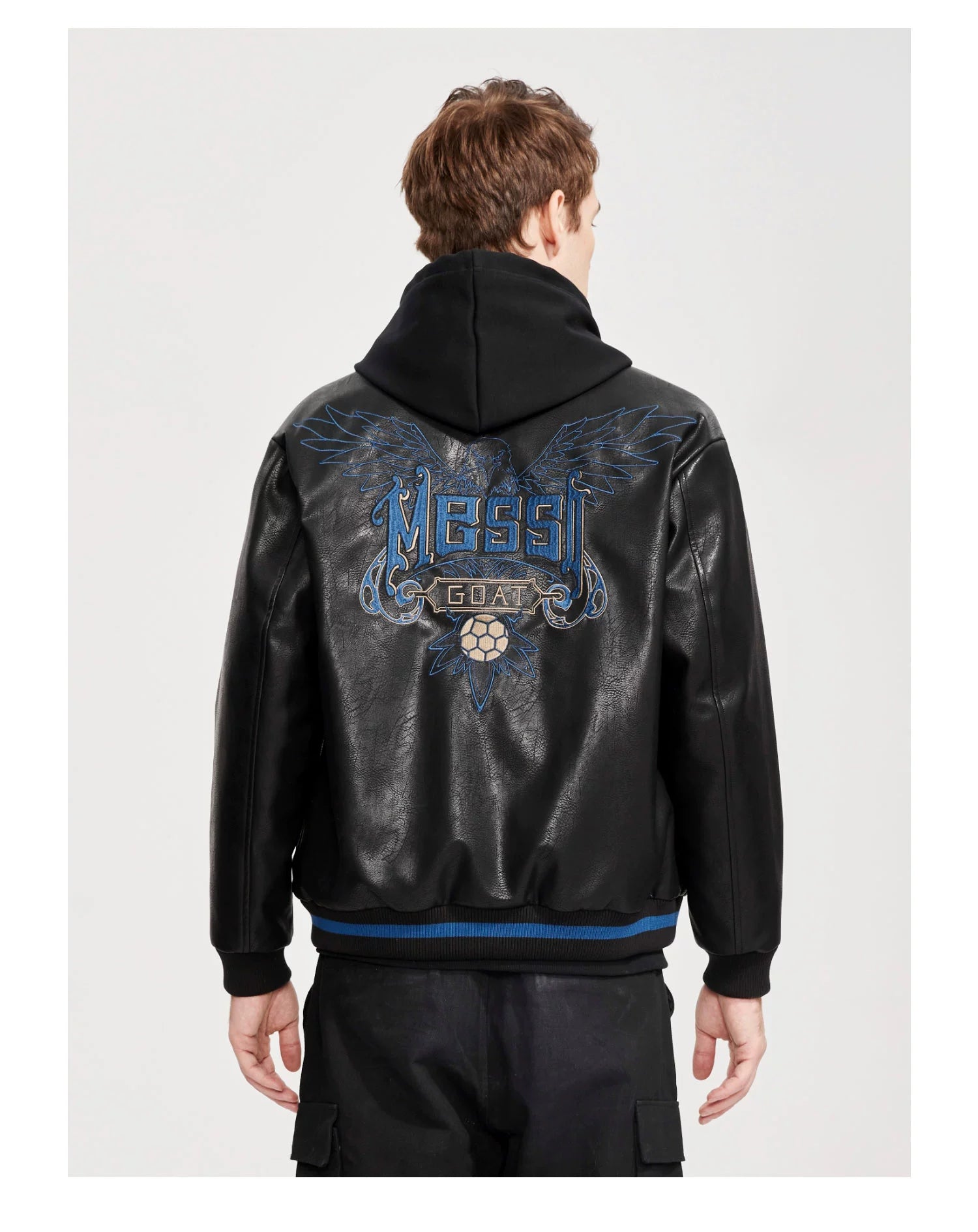 Argentina X Messi Leather Jacket