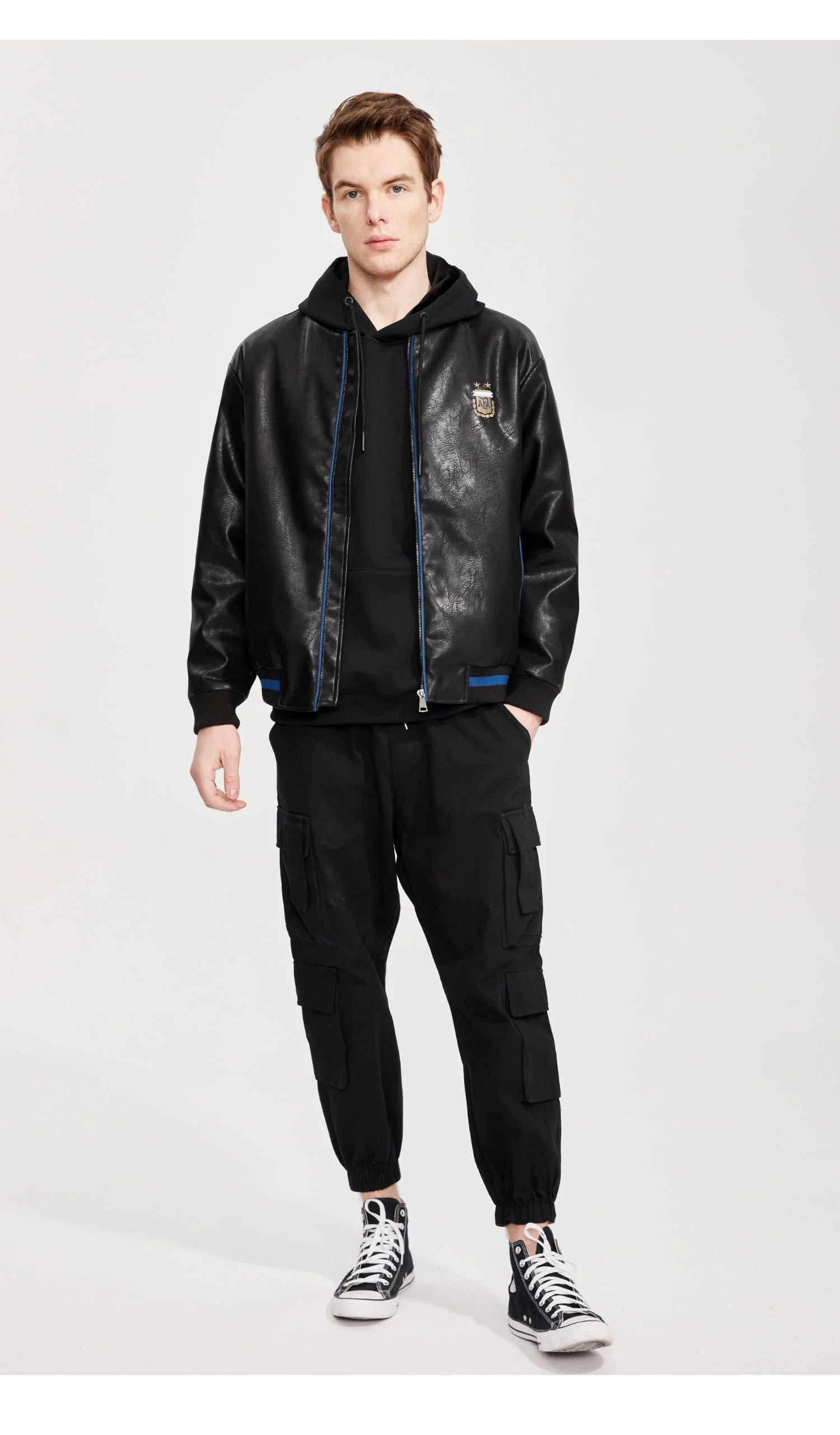 Argentina X Messi Leather Jacket