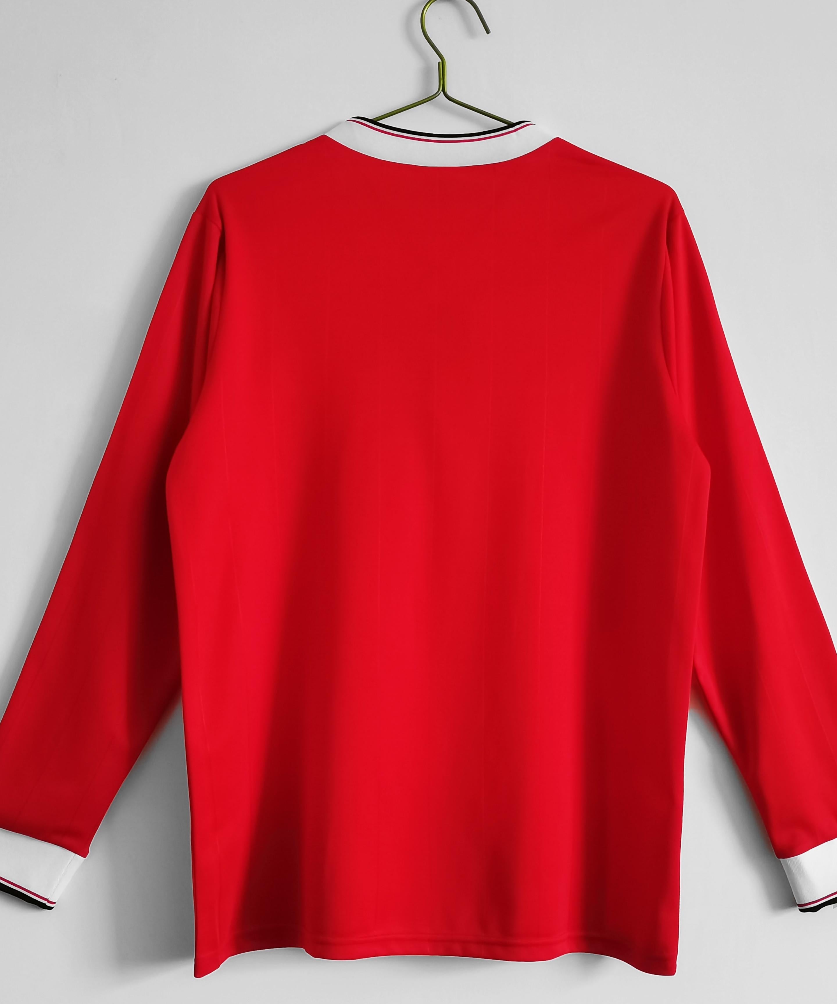 Manchester United 1986-1987 Long Sleeve Home Kit