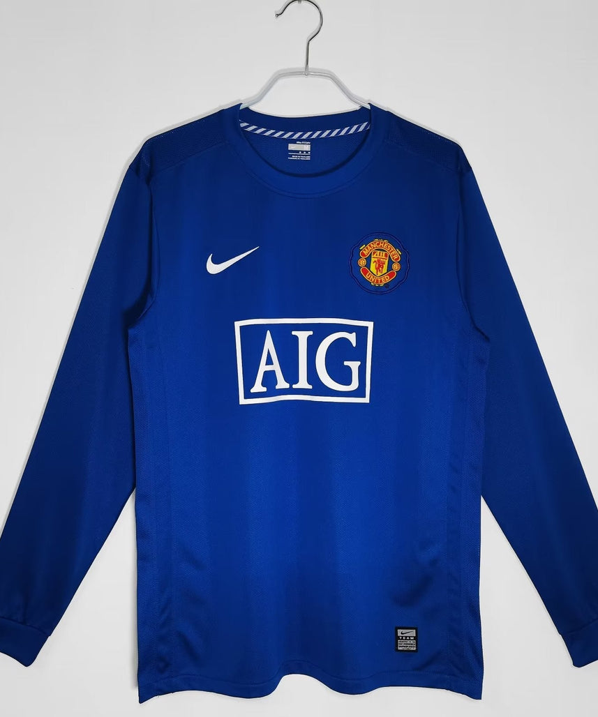 Manchester United 2008-2009 Away Kit Long Sleeve