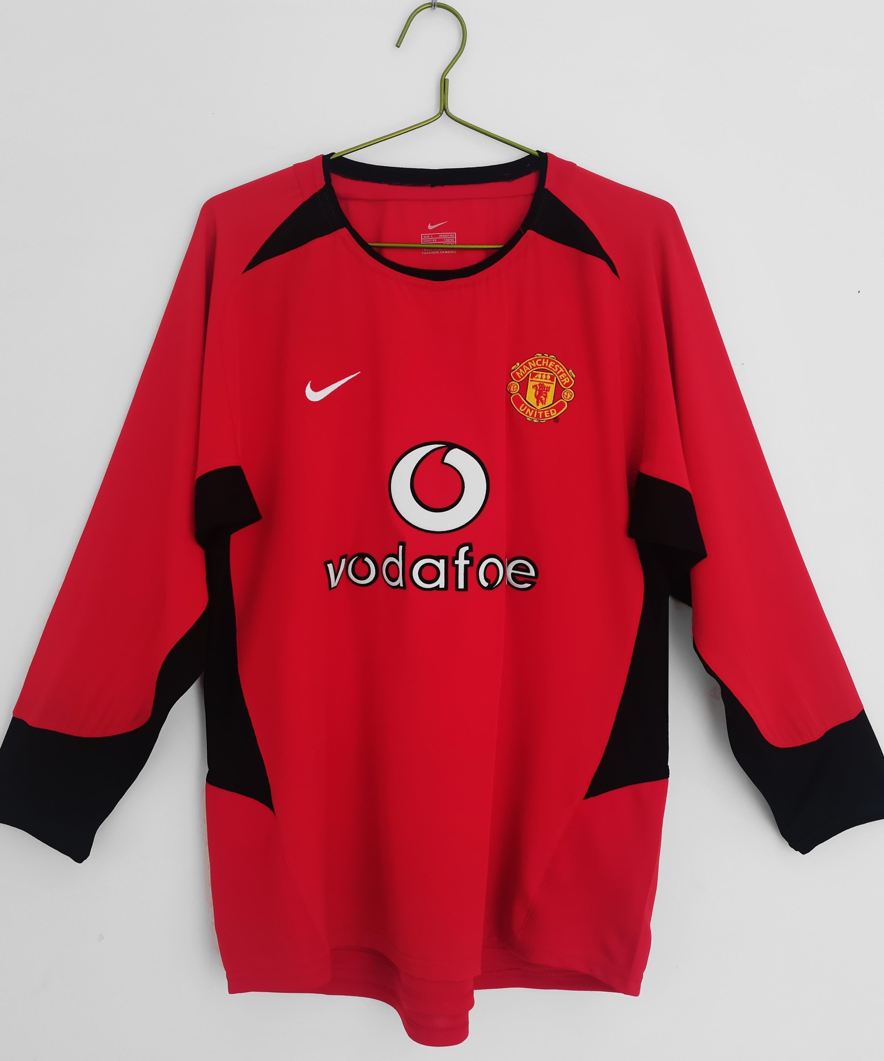 Manchester United 2003-2004 Long Sleeve Home Kit