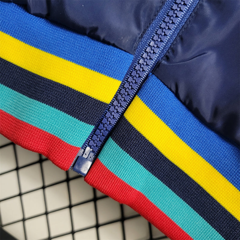 Barcelona 23-24 Windbreaker Royal Blue Yellow