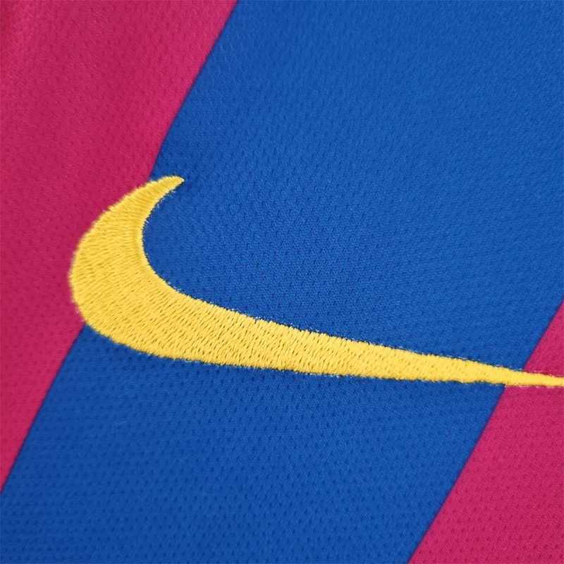 Barcelona 05-06 Long Sleeve Home Retro Kit