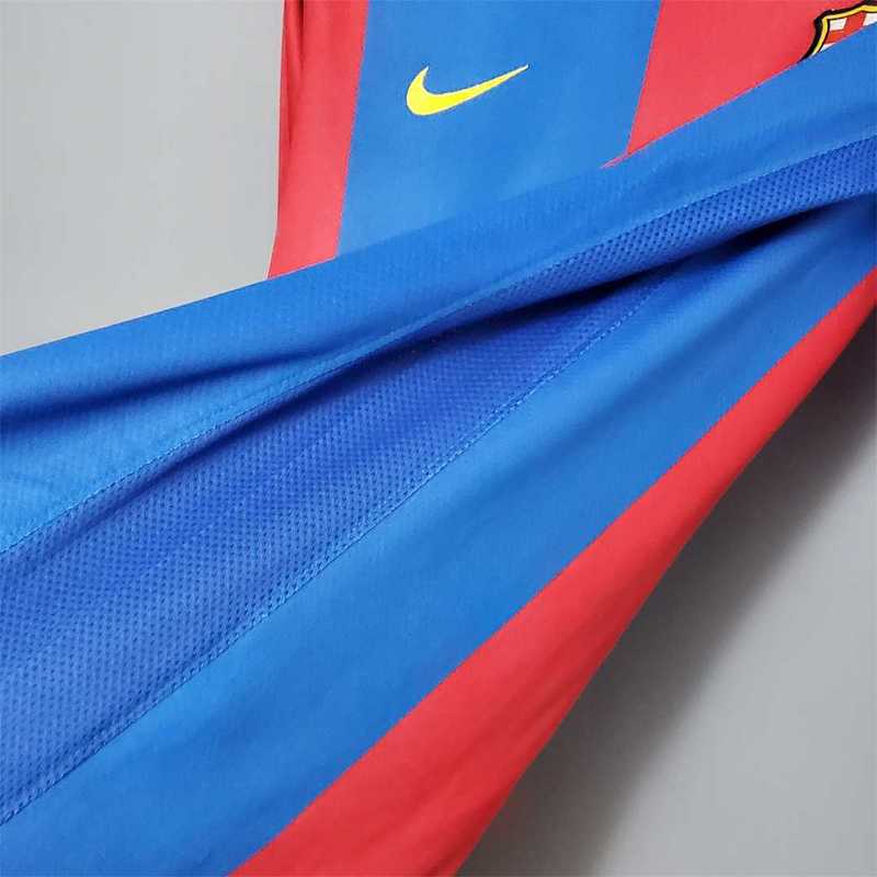 Barcelona 06-07 Long Sleeve Home Retro Kit