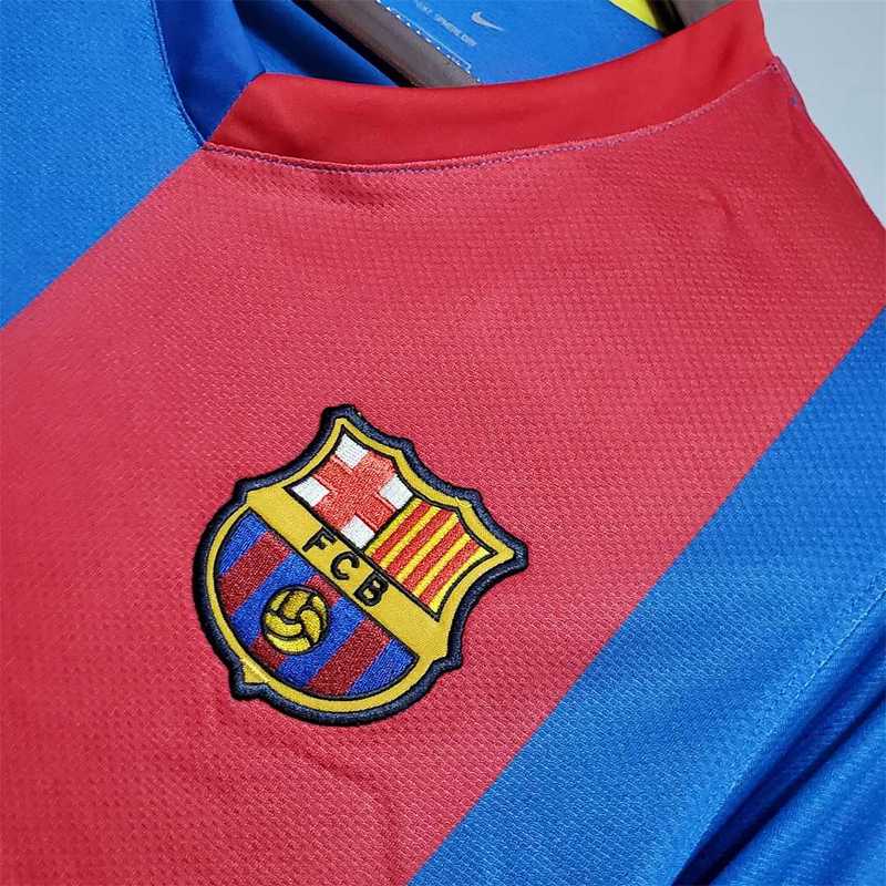 Barcelona 06-07 Long Sleeve Home Retro Kit