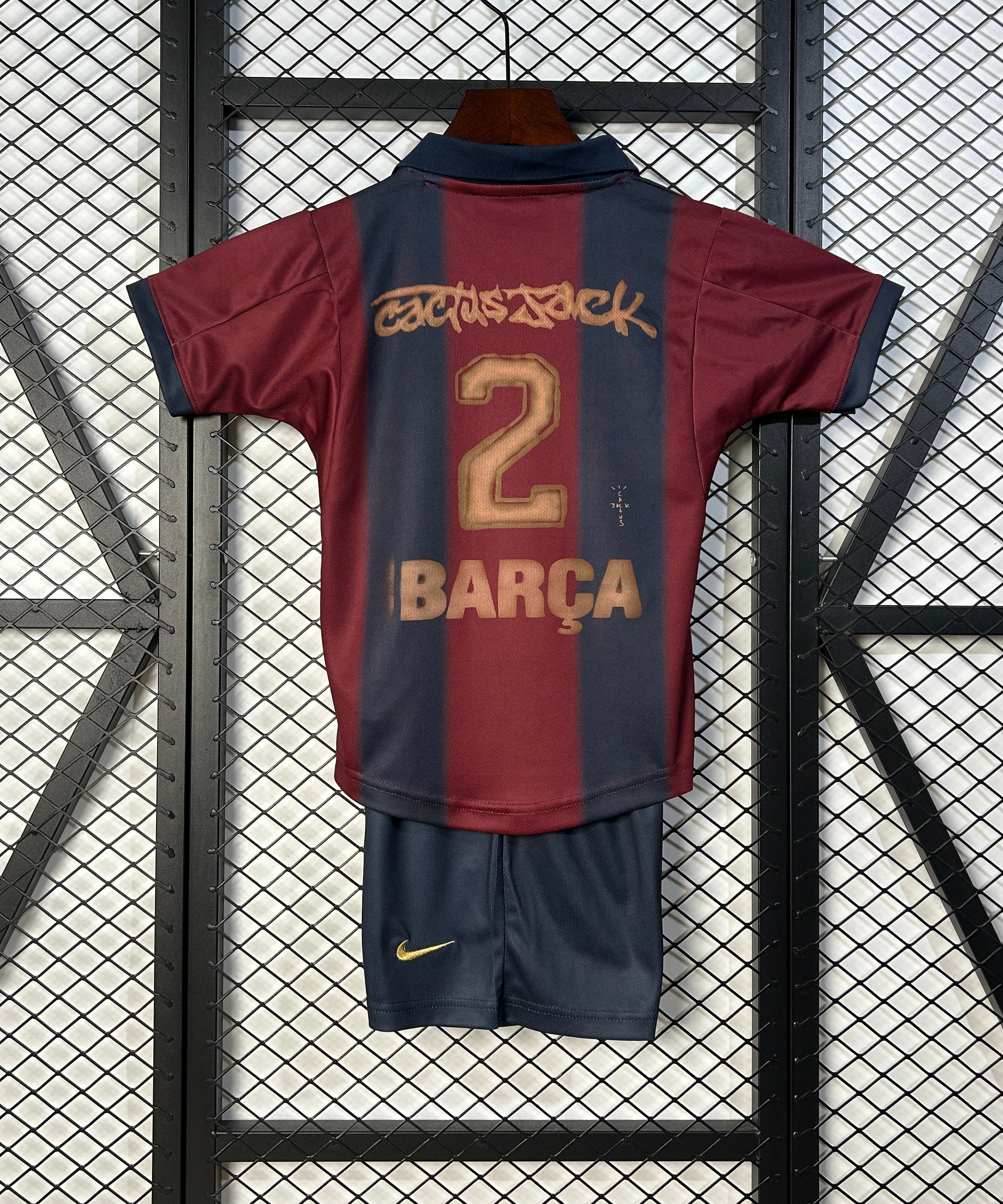Travis Scott Jersey | Barcelona X Travis Scott Kids Jersey | Malgane