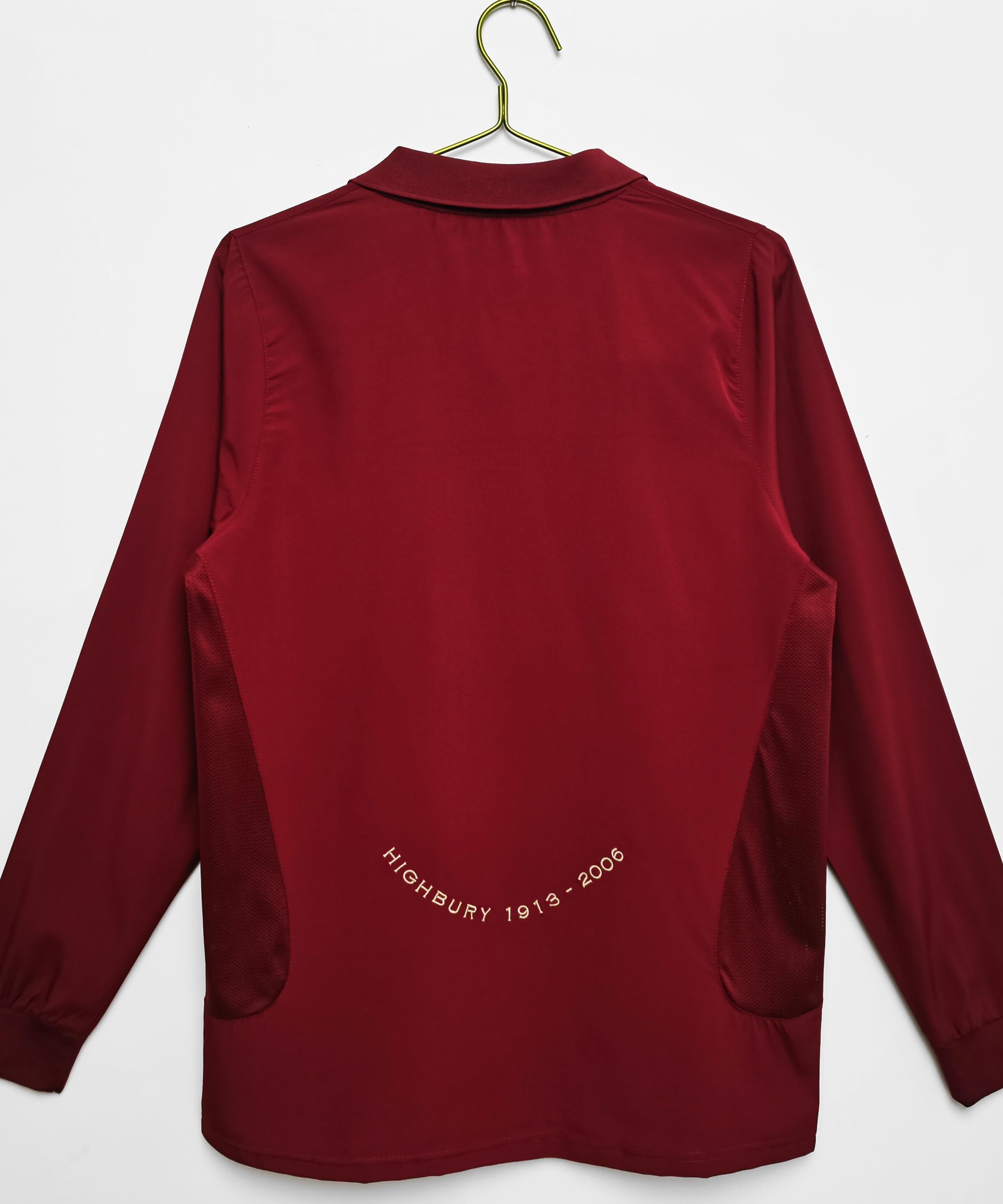 Arsenal 2005-2006 Long Sleeve Home Kit