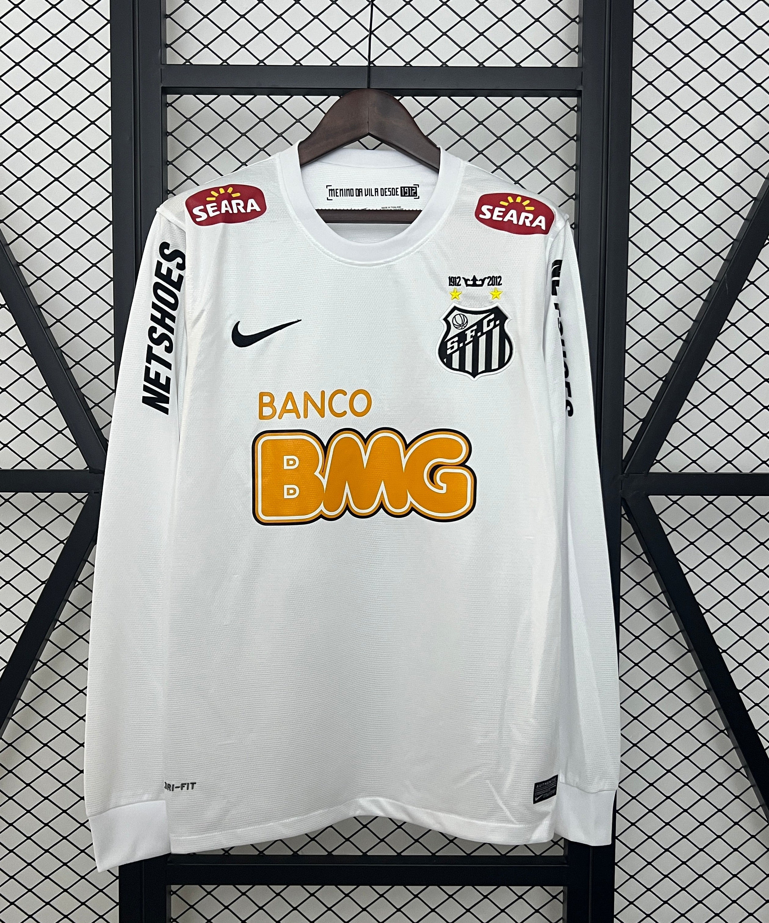 Santos 11-12  Home Retro Long Sleeve