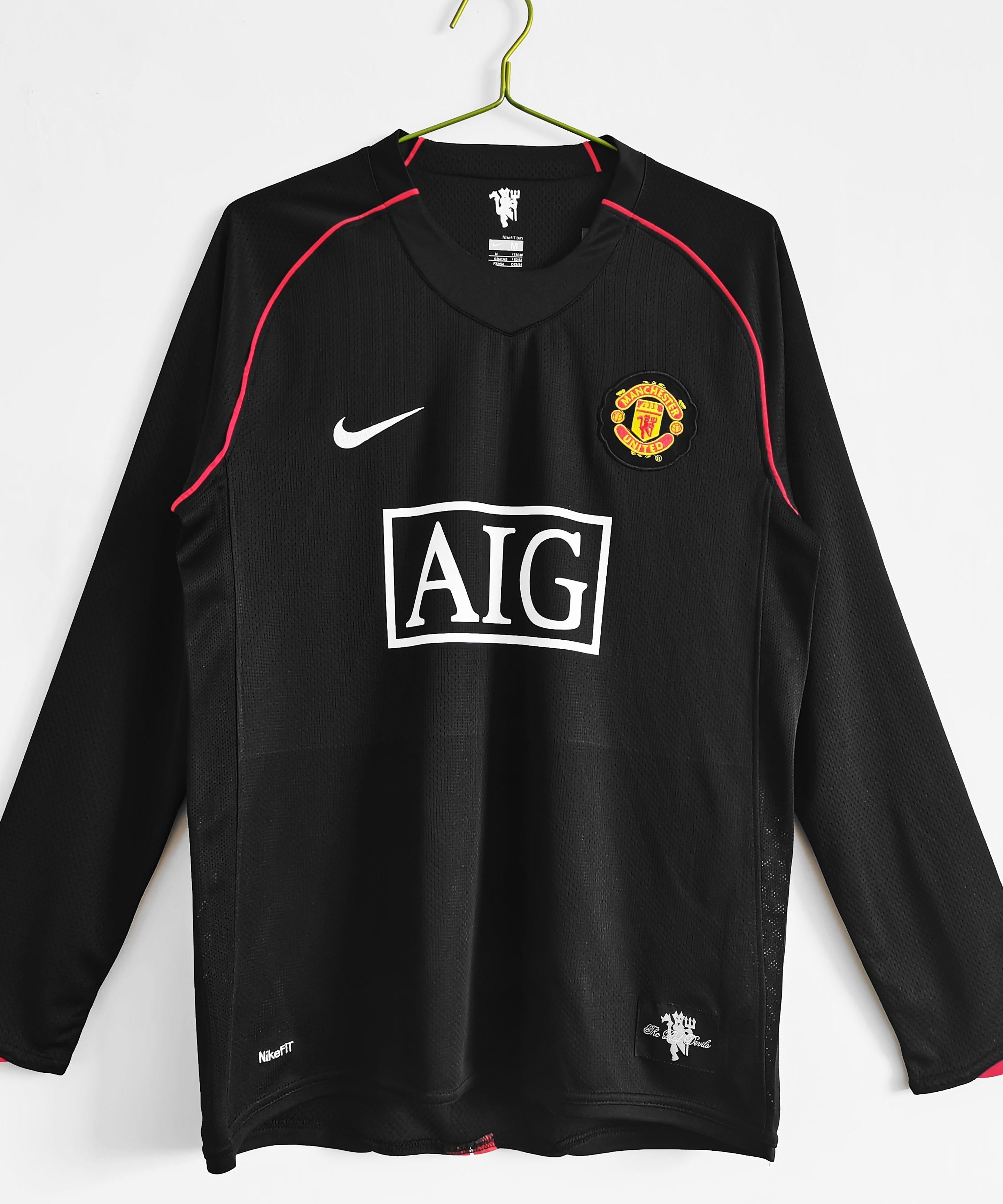 Manchester United 2007-2008 Away Kit Long Sleeve