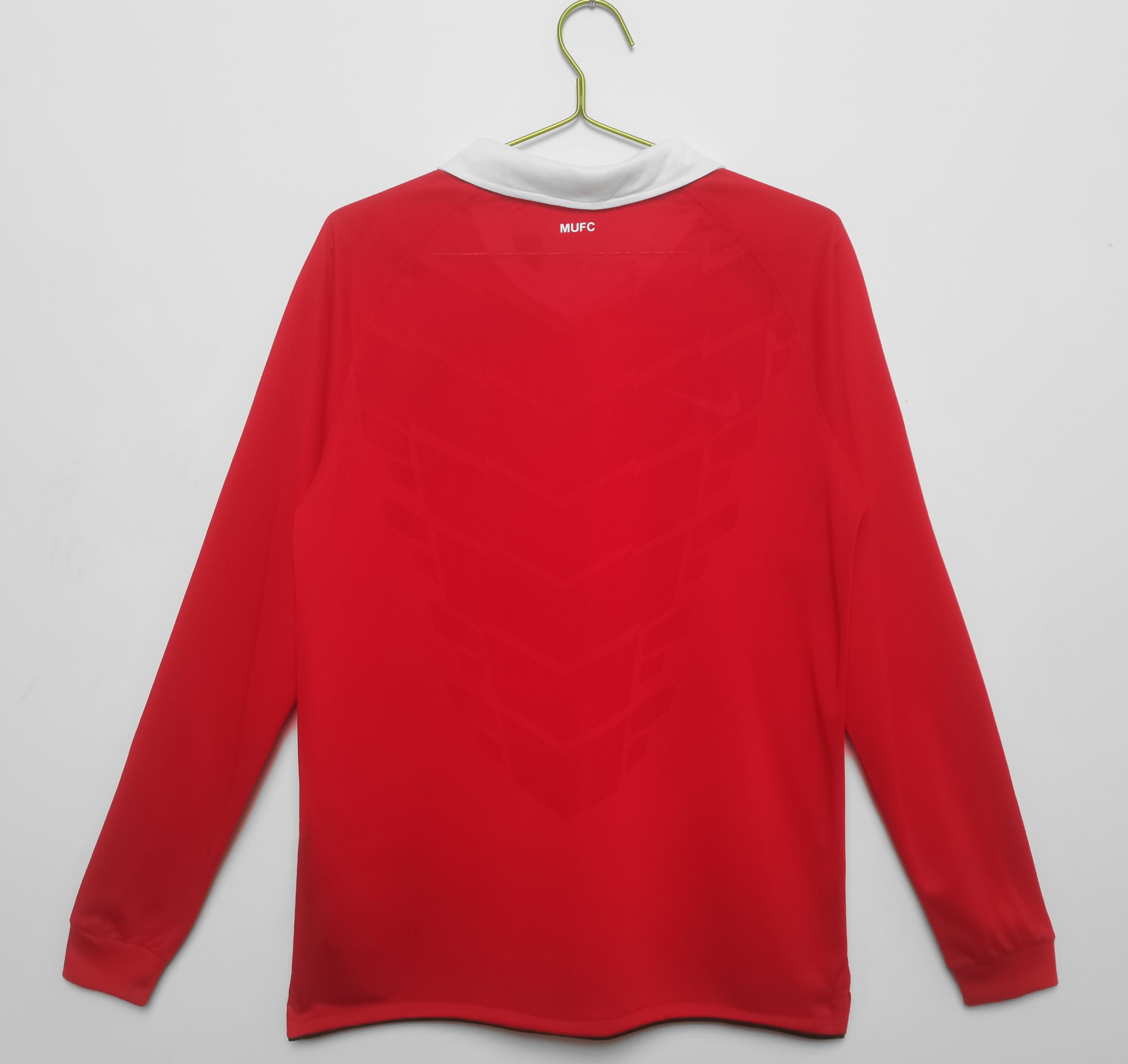 Manchester United 2010-2011 Home Kit Long Sleeve