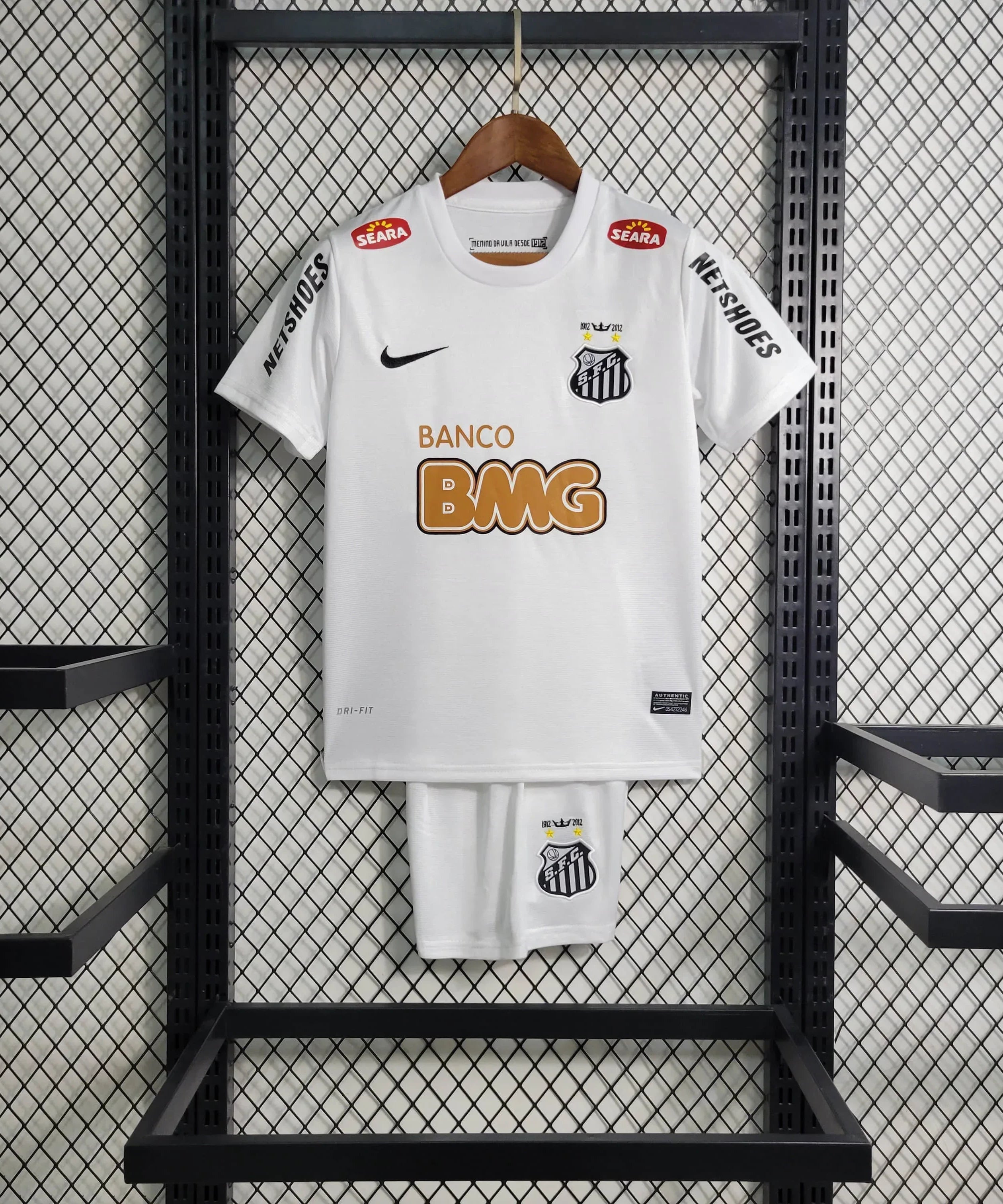 Santos 11/12 Home Retro Jersey Kids