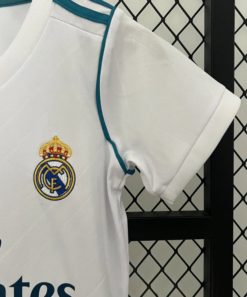 Real Madrid 17/18 Home Jersey Kids